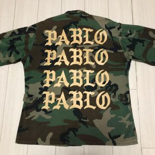 オフホワイト(OFF-WHITE)のpablo ミリタリージャケット Ｌサイズ(ミリタリージャケット)