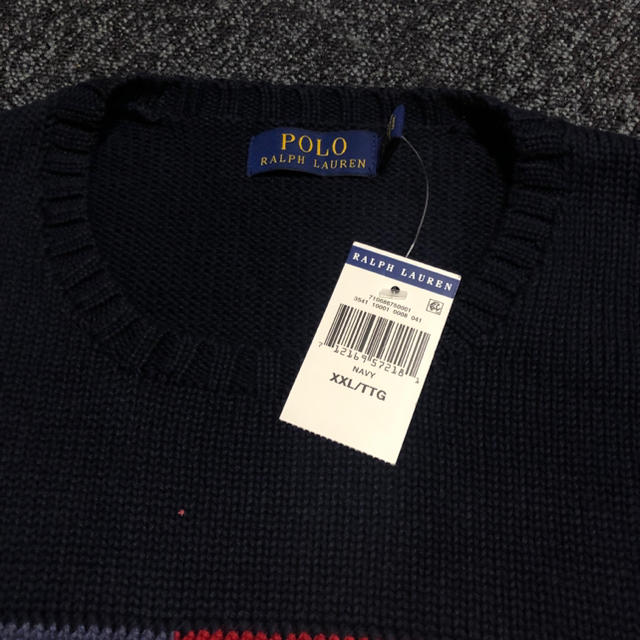 POLO RALPH LAUREN(ポロラルフローレン)のポロラルフローレン 星条旗ニット セーター XXL メンズのトップス(ニット/セーター)の商品写真