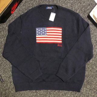 ポロラルフローレン(POLO RALPH LAUREN)のポロラルフローレン 星条旗ニット セーター XXL(ニット/セーター)