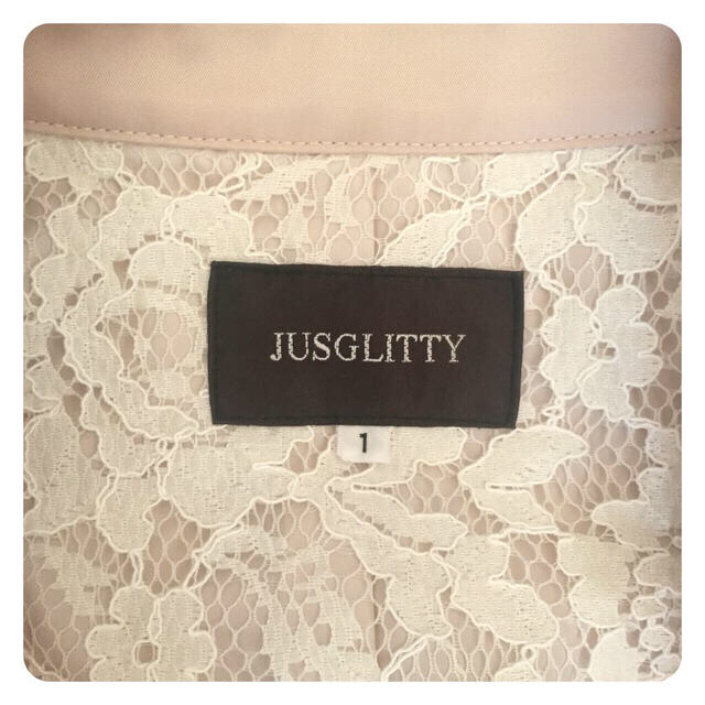 JUSGLITTY(ジャスグリッティー)のウエストリボン♡ドレストレンチ♡ レディースのジャケット/アウター(トレンチコート)の商品写真