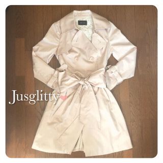 ジャスグリッティー(JUSGLITTY)のウエストリボン♡ドレストレンチ♡(トレンチコート)