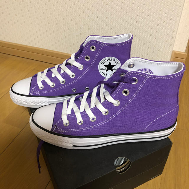 コンバース converse cons hi purple 24.5