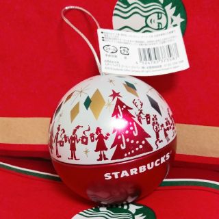 スターバックスコーヒー(Starbucks Coffee)のスタバ　キャラメルナッツ 【赤】 中身なし   オーナメント　スターバックス(その他)