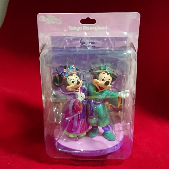 Disney(ディズニー)のディズニーリゾート 2011 七夕 ミッキー ミニー フィギュアリン 未開封 エンタメ/ホビーのおもちゃ/ぬいぐるみ(キャラクターグッズ)の商品写真