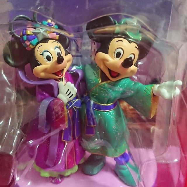 Disney(ディズニー)のディズニーリゾート 2011 七夕 ミッキー ミニー フィギュアリン 未開封 エンタメ/ホビーのおもちゃ/ぬいぐるみ(キャラクターグッズ)の商品写真