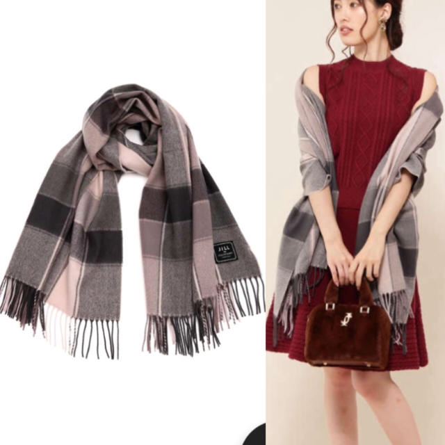 JILL by JILLSTUART【今季新品】完売！NET限定チェックストールレディース