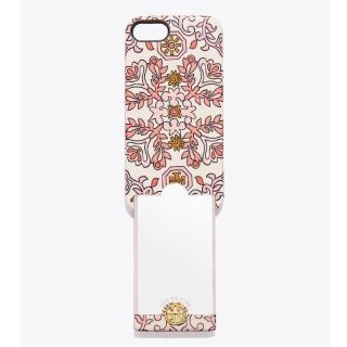 トリーバーチ(Tory Burch)のワケあり★トリーバーチ 日本未入荷*花柄ミラー付スマホケースiPhone7/8(iPhoneケース)