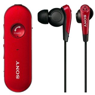 ピコ様専用【ほぼ未使用・送料込】SONY ブルートゥースイヤホン 赤