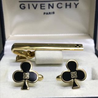 ジバンシィ(GIVENCHY)のジバンシー  クローバーモデル  カフリンクス カフス ネクタイピン タイピン (ネクタイピン)