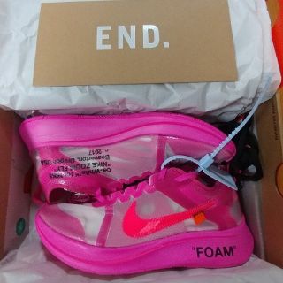 ナイキ(NIKE)のワクワク様専用OFF-WHITE × NIKE ZOOM FLY SP PINK(スニーカー)