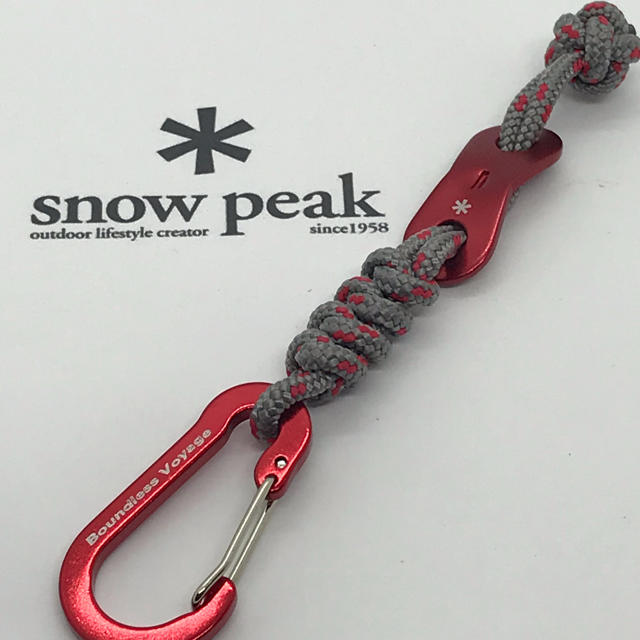 Snow Peak(スノーピーク)のスノーピーク キーホルダー ハンドメイド スポーツ/アウトドアのアウトドア(登山用品)の商品写真