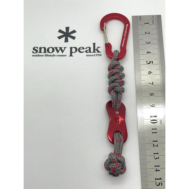Snow Peak(スノーピーク)のスノーピーク キーホルダー ハンドメイド スポーツ/アウトドアのアウトドア(登山用品)の商品写真
