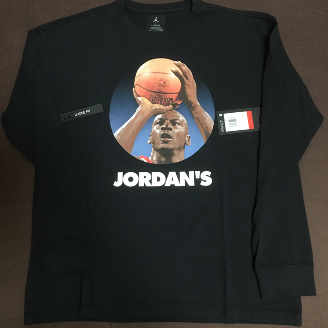 NIKE(ナイキ)のUnion Jordan ロンTee サイズ L メンズのトップス(Tシャツ/カットソー(七分/長袖))の商品写真