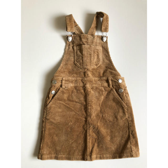 GLOBAL WORK(グローバルワーク)のGLOBAL WORK コーデュロイジャンパースカート キッズ/ベビー/マタニティのキッズ服女の子用(90cm~)(スカート)の商品写真