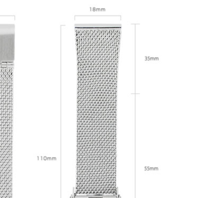 KNOT(ノット)のknot ミラネーゼメッシュ  MS-18SVSV メンズの時計(腕時計(アナログ))の商品写真