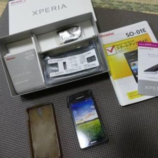 美品 ドコモ 白ロム xperia AXエクスペリア so-01e 黒(スマートフォン本体)