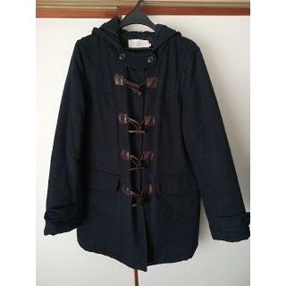 ショコラフィネローブ(chocol raffine robe)のchocol raffine robe  ダッフルコート　ネイビー(ダッフルコート)