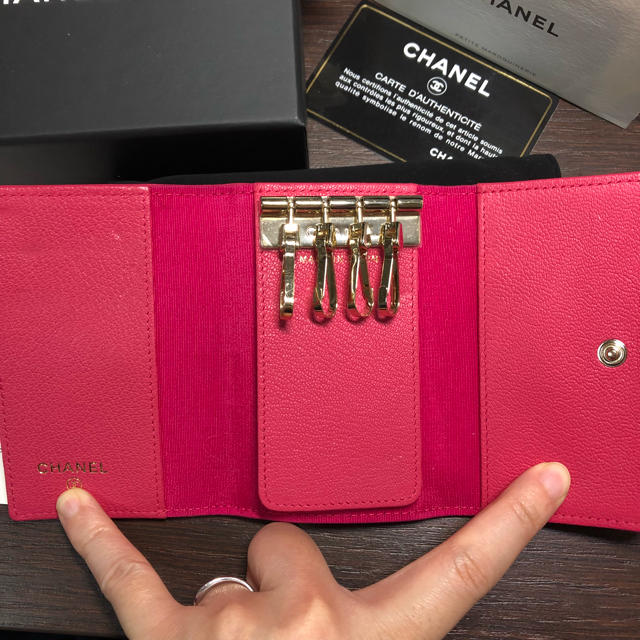 CHANEL キーケース ピンク CHANEL キーケース ピンク