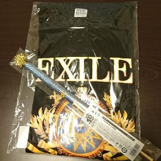 エグザイル(EXILE)のEXILE
STAR OF WISH ＴシャツLサイズ&フラッグ(ミュージシャン)