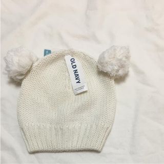 オールドネイビー(Old Navy)のOLD NAVY ニット帽 くま耳 49cm(帽子)