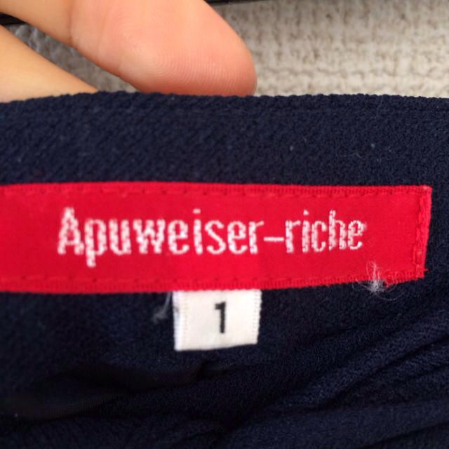 Apuweiser-riche(アプワイザーリッシェ)の大人気リボンベルト付花びらキュロット レディースのパンツ(キュロット)の商品写真