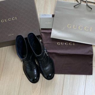 グッチ(Gucci)のりんちゃん様専用 グッチ ショートブーツ メンズ 6.5 GUCCI 箱(ブーツ)