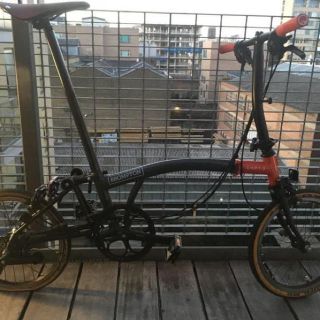 ブロンプトン(BROMPTON)の美品2018ブロンプトン CHPT3 チタン BROMPTON S6E-X(自転車本体)