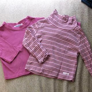 ベビーギャップ(babyGAP)のロンT２枚セット  80(Ｔシャツ)