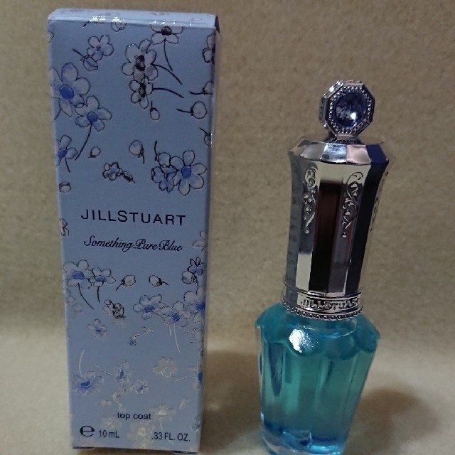 JILLSTUART(ジルスチュアート)のJILLSTUART サムシングピュアブルー トップコート コスメ/美容のネイル(ネイルトップコート/ベースコート)の商品写真