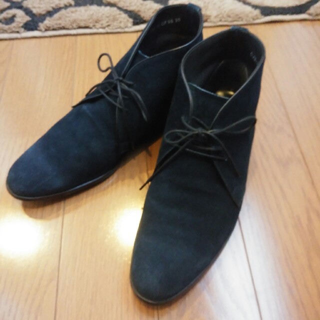 REGAL(リーガル)のスーツセレクト　スエード　ブーツ　ネイビー　26cm メンズの靴/シューズ(ブーツ)の商品写真