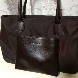 ランセル(LANCEL)のLANCEL　本革×異素材ハンドバッグ、トートバッグ(ハンドバッグ)