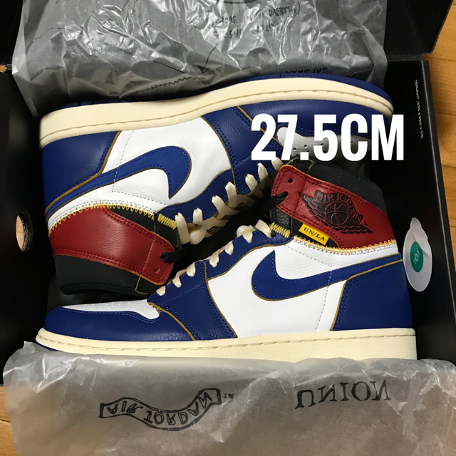 NIKE(ナイキ)の27.5 UNION NIKE AIR JORDAN 1 NRG/UN ユニオン メンズの靴/シューズ(スニーカー)の商品写真