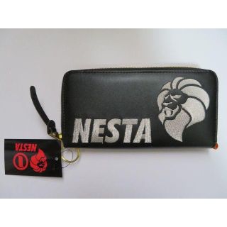 ネスタブランド(NESTA BRAND)の【未使用品】 ネスタブランド　メンズ長財布 シルバー(長財布)