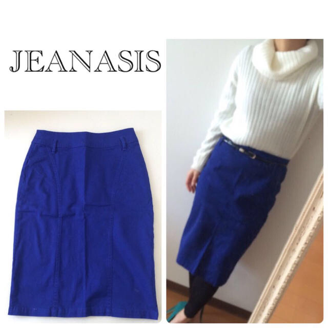 JEANASIS(ジーナシス)のタイトルスカート レディースのスカート(ひざ丈スカート)の商品写真