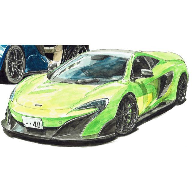 GC-935 Mclaren675/570限定版画直筆サイン額装●作家 平右ヱ門 3