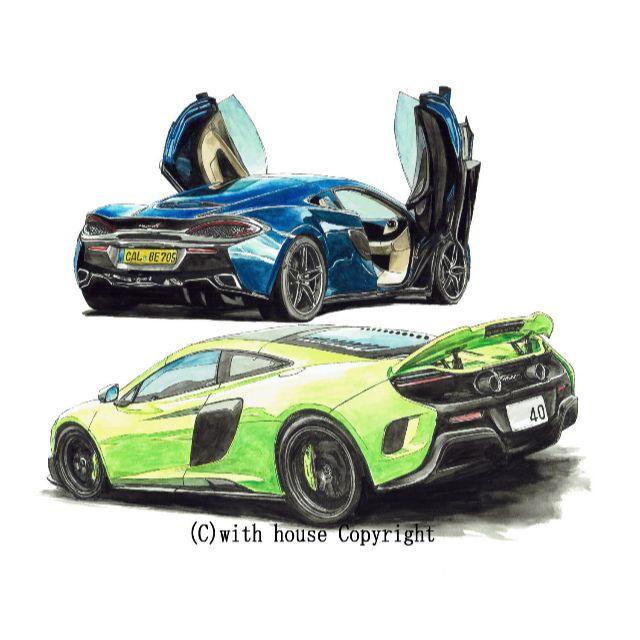 GC-936 Mclaren675/570限定版画直筆サイン額装●作家 平右ヱ門 1