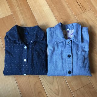 ユニクロ(UNIQLO)の女の子 110シャツセット(ブラウス)