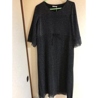 メルロー(merlot)のmerlot ワンピース 新品 【専用出品です。】(ミディアムドレス)