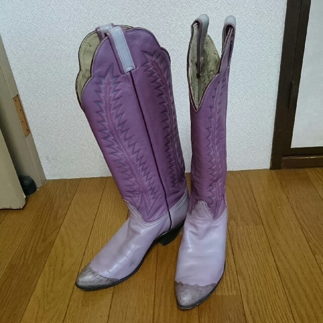 Tony Lama - TonyLamaウエスタンブーツ6パープルの通販 by のっぽsw's