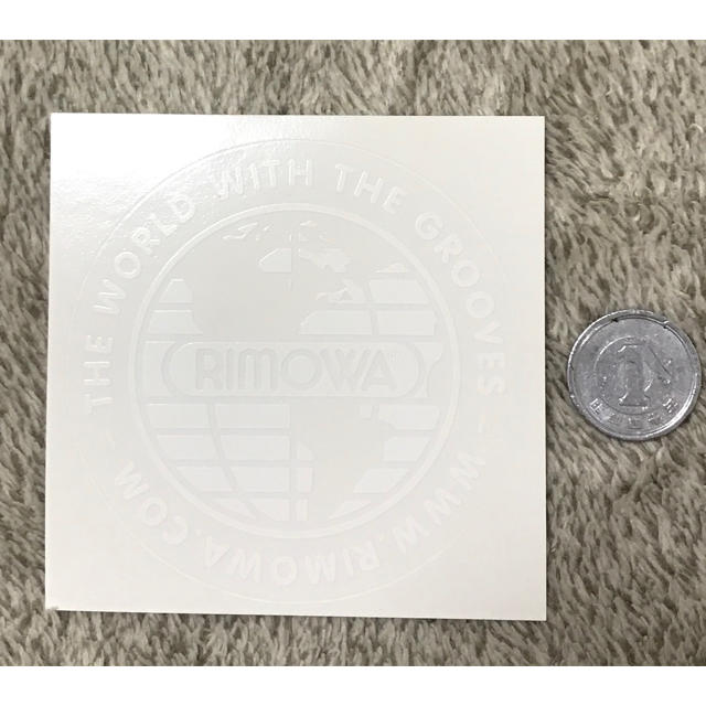 RIMOWA(リモワ)のリモワ　ステッカー rimowa 純正 sticker 白 メンズのバッグ(トラベルバッグ/スーツケース)の商品写真