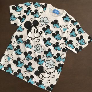 ディズニー(Disney)のミッキーマウス♡カラフルフェイスTシャツ♡140サイズ(Tシャツ/カットソー)