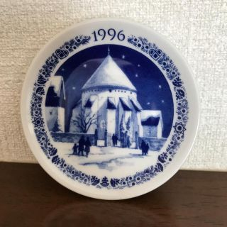 ロイヤルコペンハーゲン(ROYAL COPENHAGEN)の非売品『ROYAL COPENHAGEN』ミニプレート(置物)