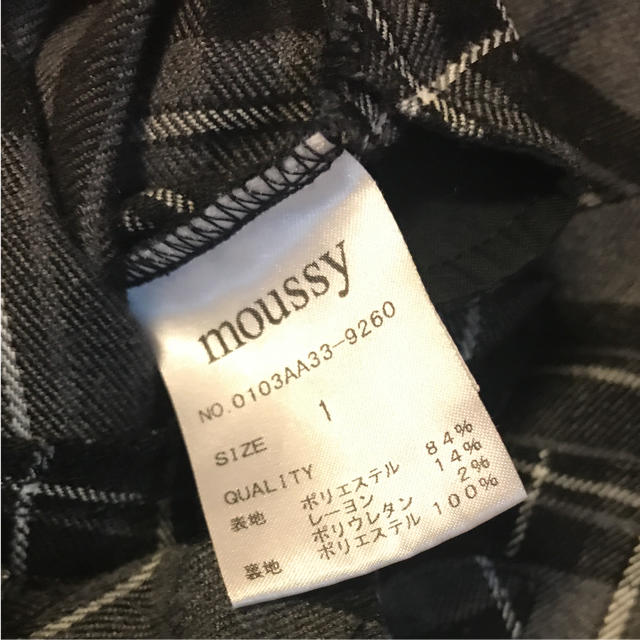 moussy(マウジー)の○専用出品○moussy チェック柄サロペット サイズ1 レディースのパンツ(サロペット/オーバーオール)の商品写真