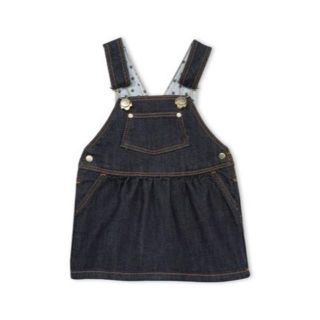 プチバトー(PETIT BATEAU)のくま様専用♡18ｍ プチバトー デニムジャンパースカート(ワンピース)