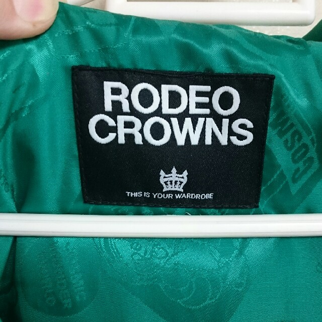 RODEO CROWNS(ロデオクラウンズ)のRODEO CROWNSダウンジャケットMグリーンおまけ付き レディースのジャケット/アウター(ダウンジャケット)の商品写真