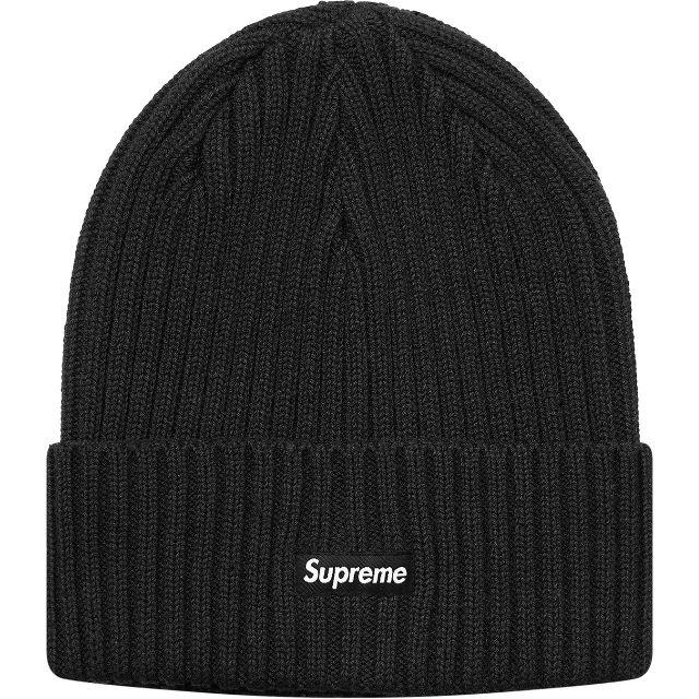 Supreme Overdyed Ribbed Beanie Black