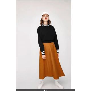 マウジー(moussy)のマウジー♡ハイネックバイカラー(ニット/セーター)