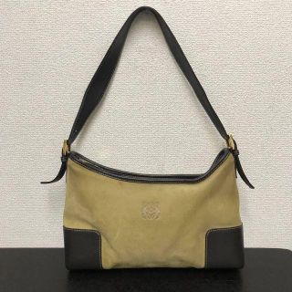 ロエベ(LOEWE)のロエベ　ショルダーバッグ　スエード　お得☆　ベージュ(ショルダーバッグ)