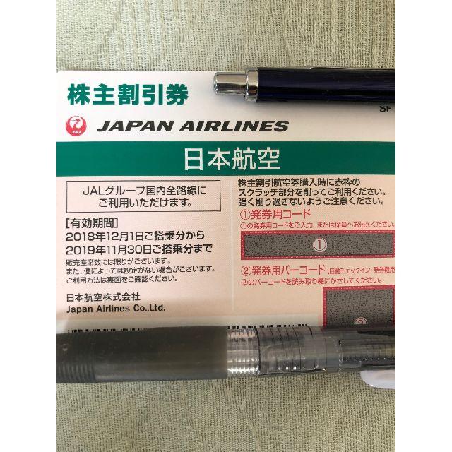 ＪＡＬ株主割引券（6枚）