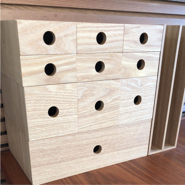 MUJI (無印良品)(ムジルシリョウヒン)の無印良品 MDF 収納 4点 インテリア/住まい/日用品のインテリア小物(小物入れ)の商品写真